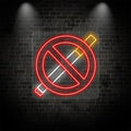 No Smoking Neon Sign