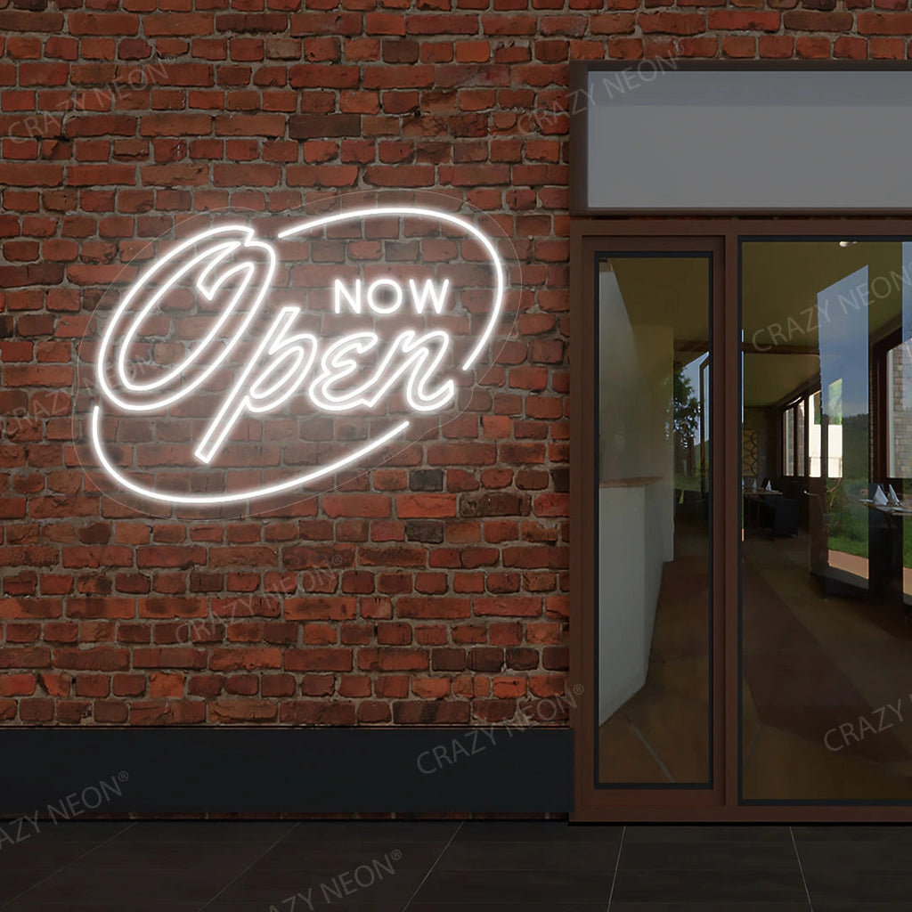 Now Open Neon Sign