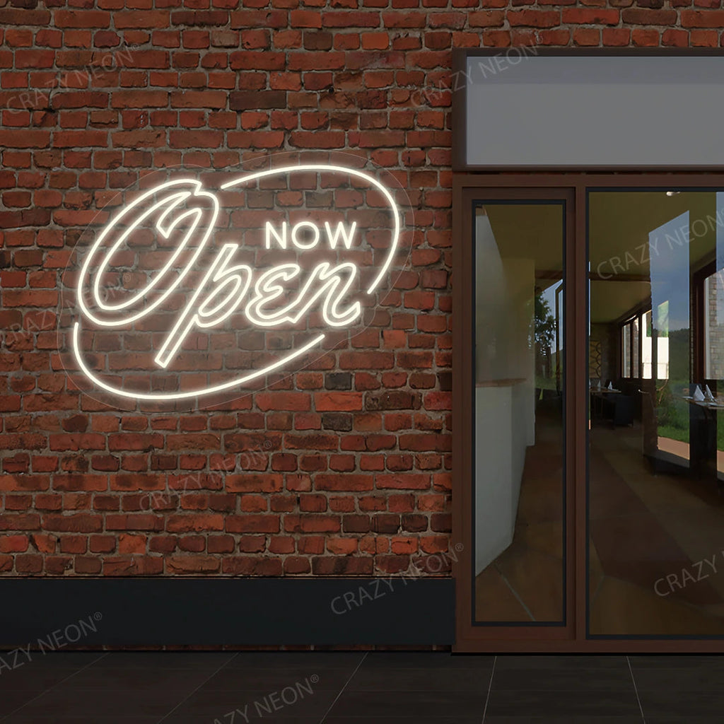 Now Open Neon Sign