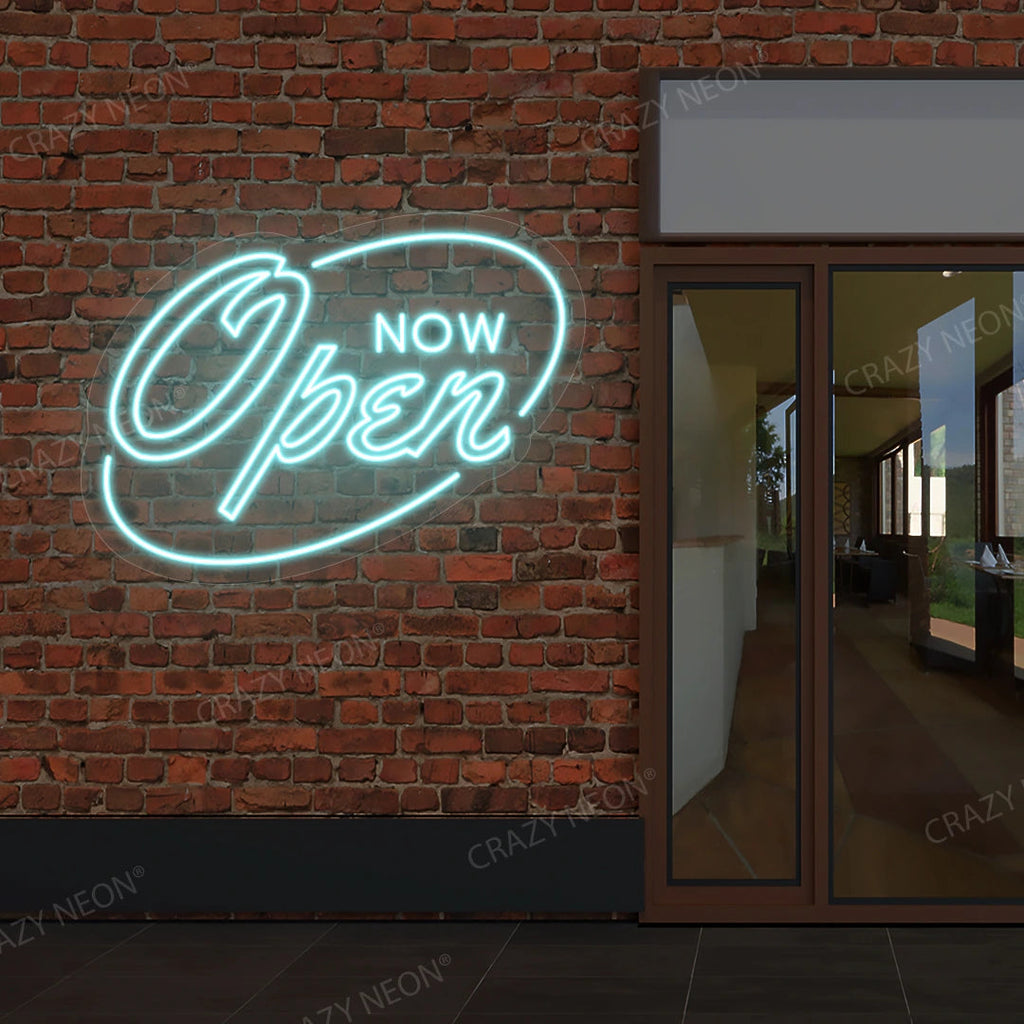 Now Open Neon Sign