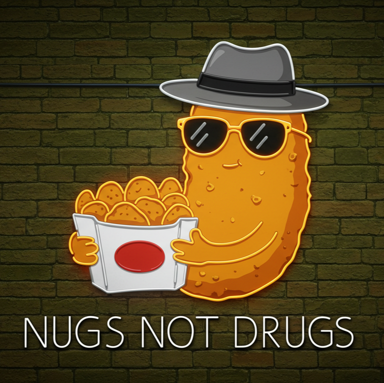 Nugs Not Drugs LED Neon Sign