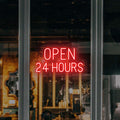 Open 24 Hours LED Neon Sign