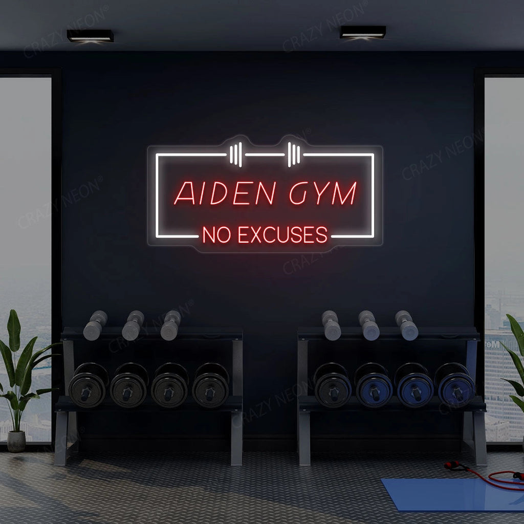Personalized Gym Neon Sign