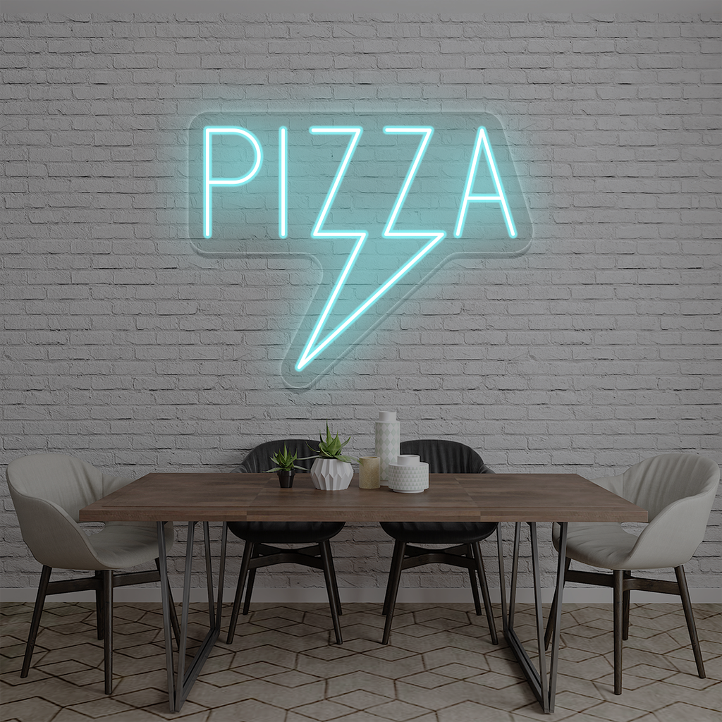 Pizza Bolt Neon Sign