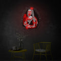 Pop Art Mona LED Neon Sign | Classic Art Remix