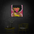 Retro African American LED Neon Sign | 50s Wall Art
