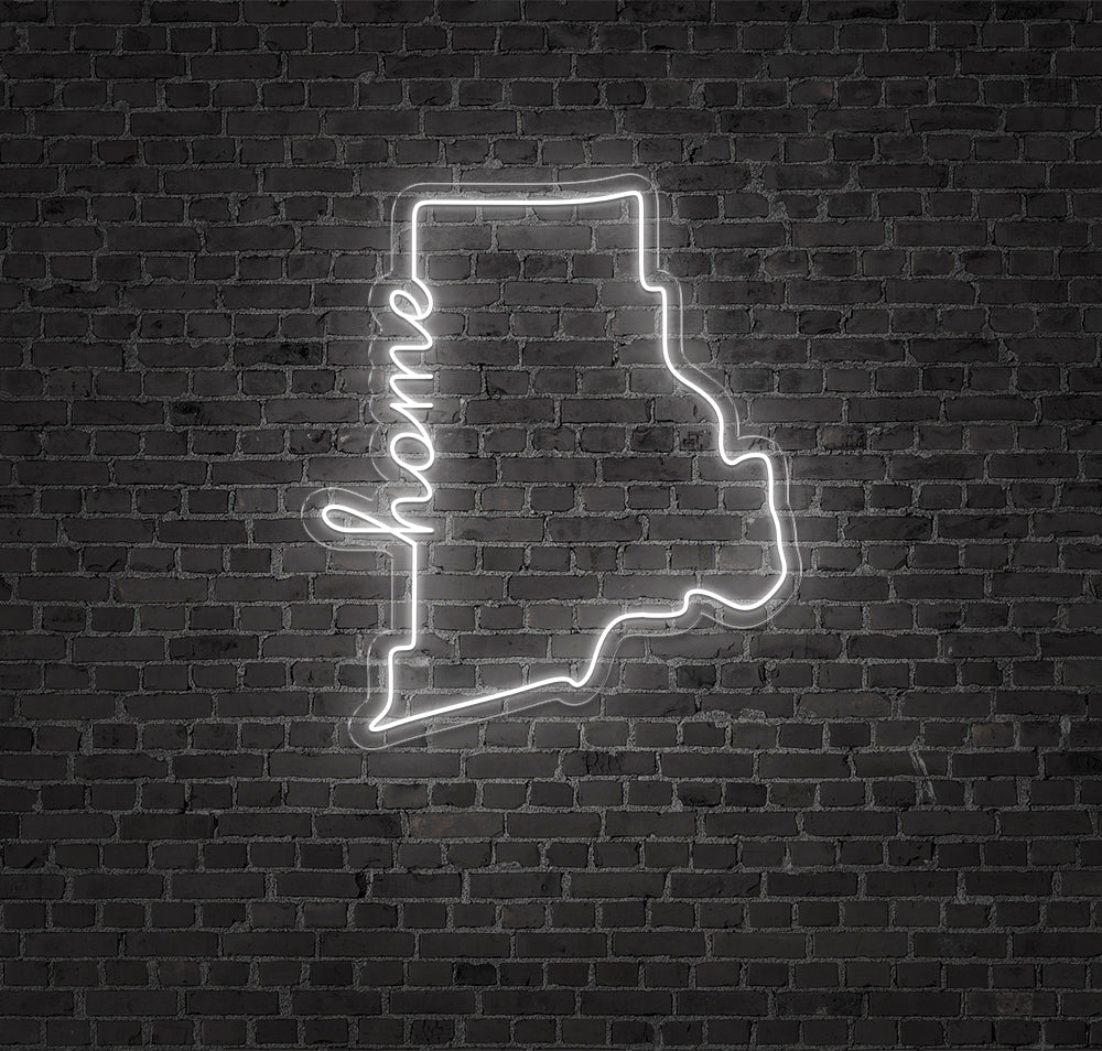 Rhode Island LED Neon Sign