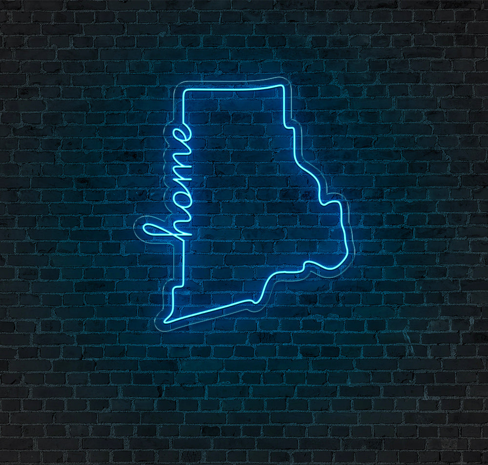 Rhode Island LED Neon Sign