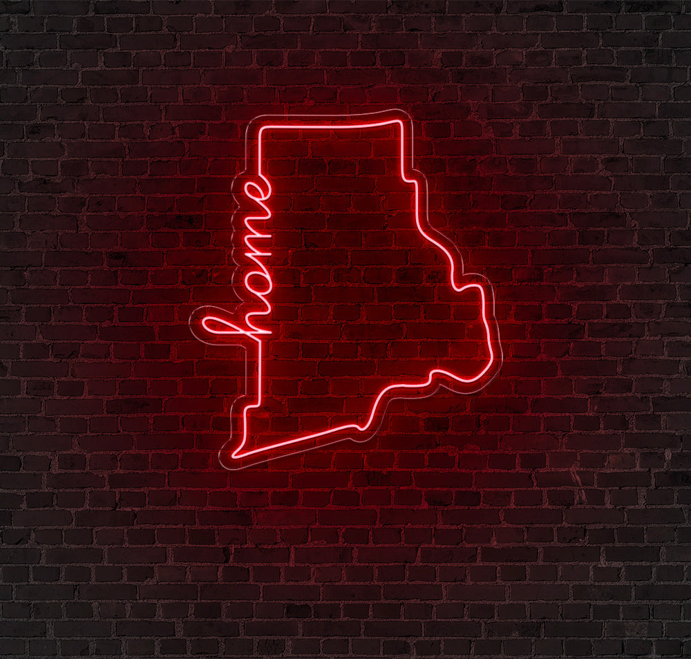 Rhode Island LED Neon Sign