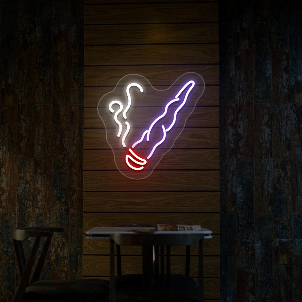 Smoke Cigar Neon Sign
