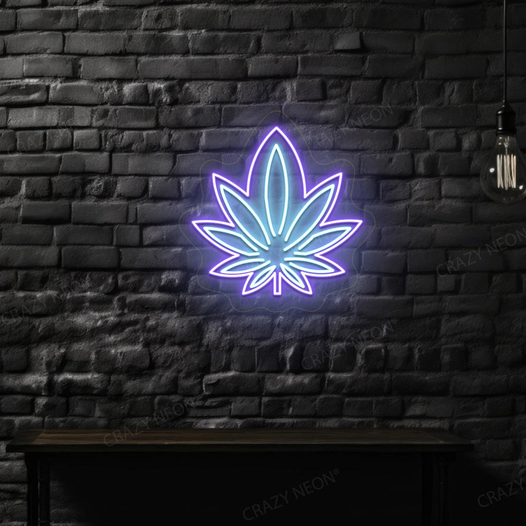 Trippy Weed Neon Sign