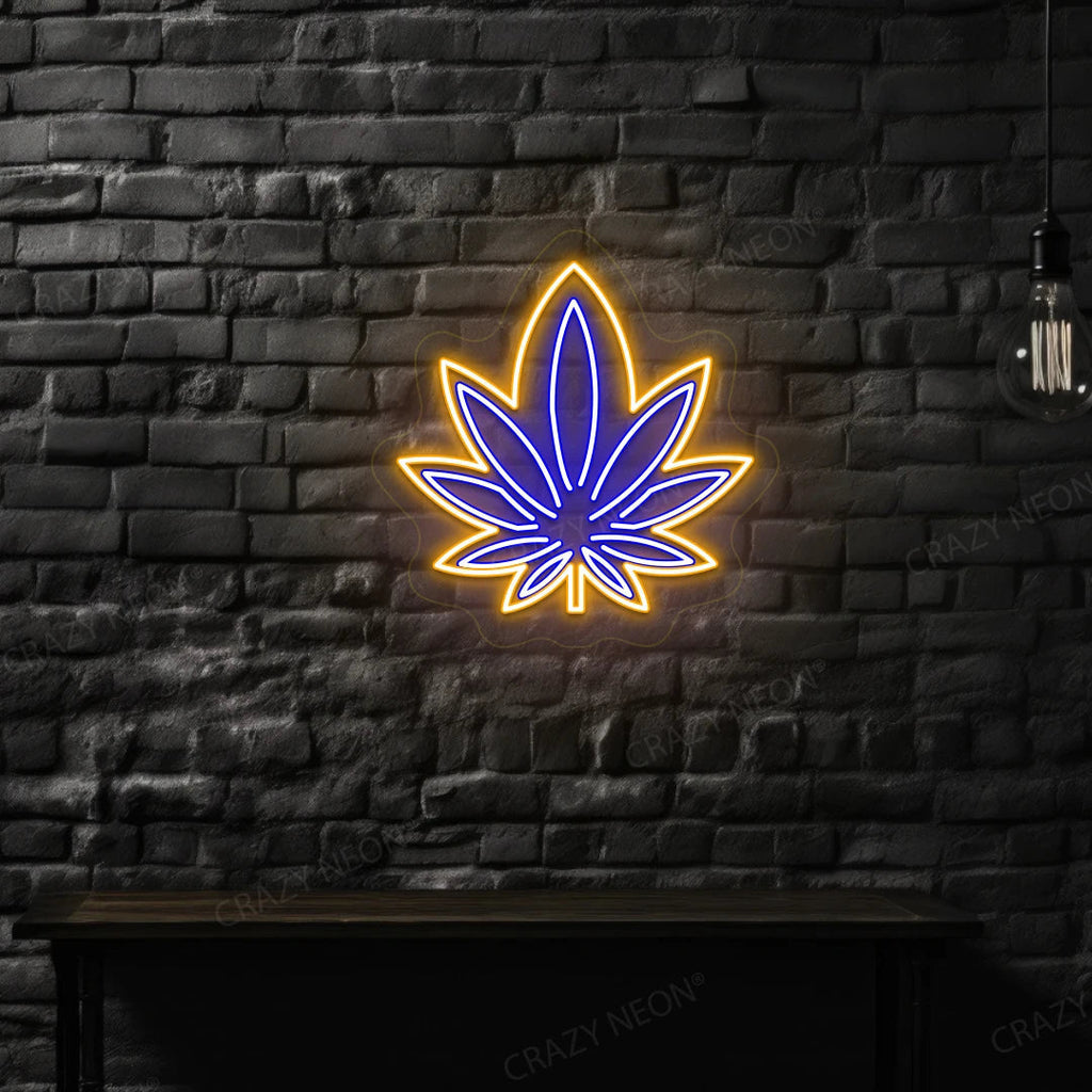 Trippy Weed Neon Sign