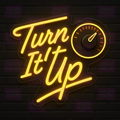 Turn It Up LED Neon Sign - Volume Control Design - Music Energy - Warm Golden Light