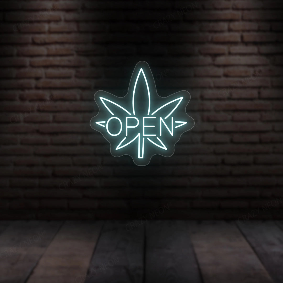 Weed Open Neon Sign