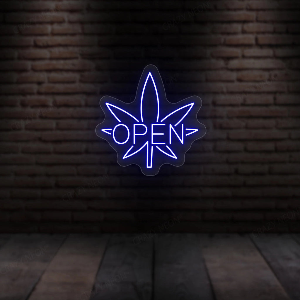 Weed Open Neon Sign