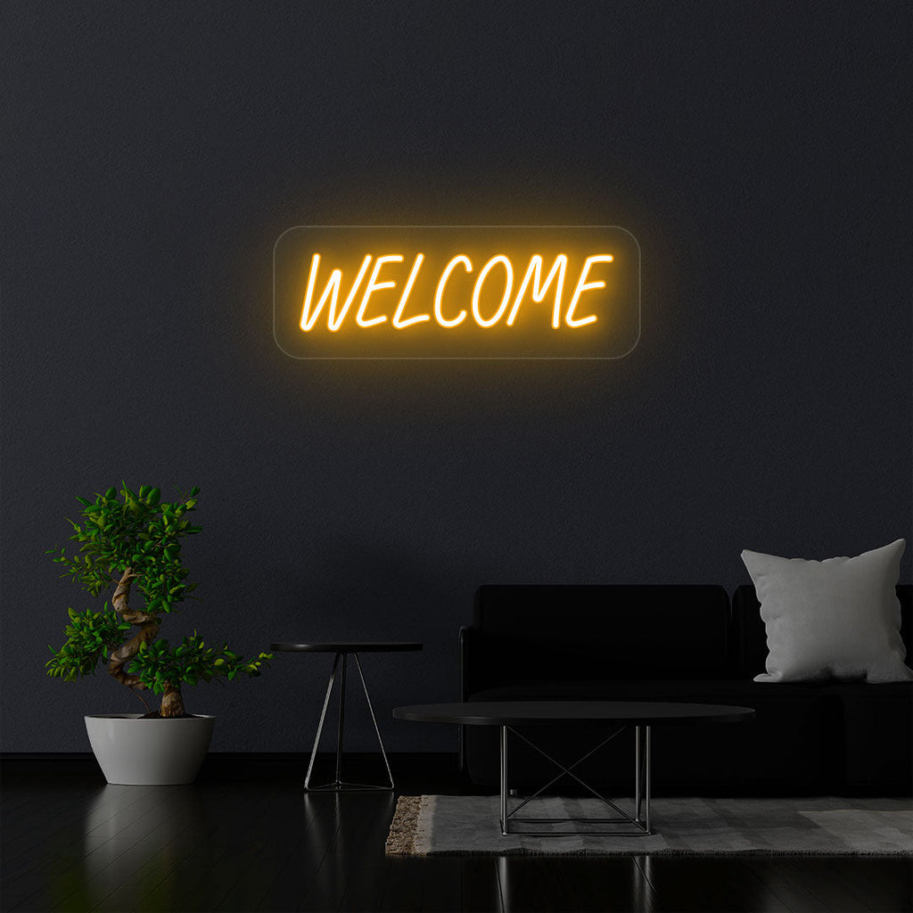 Welcome Neon Sign