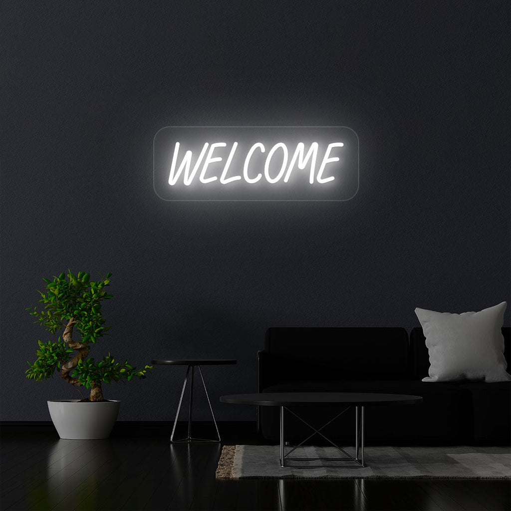 Welcome Neon Sign