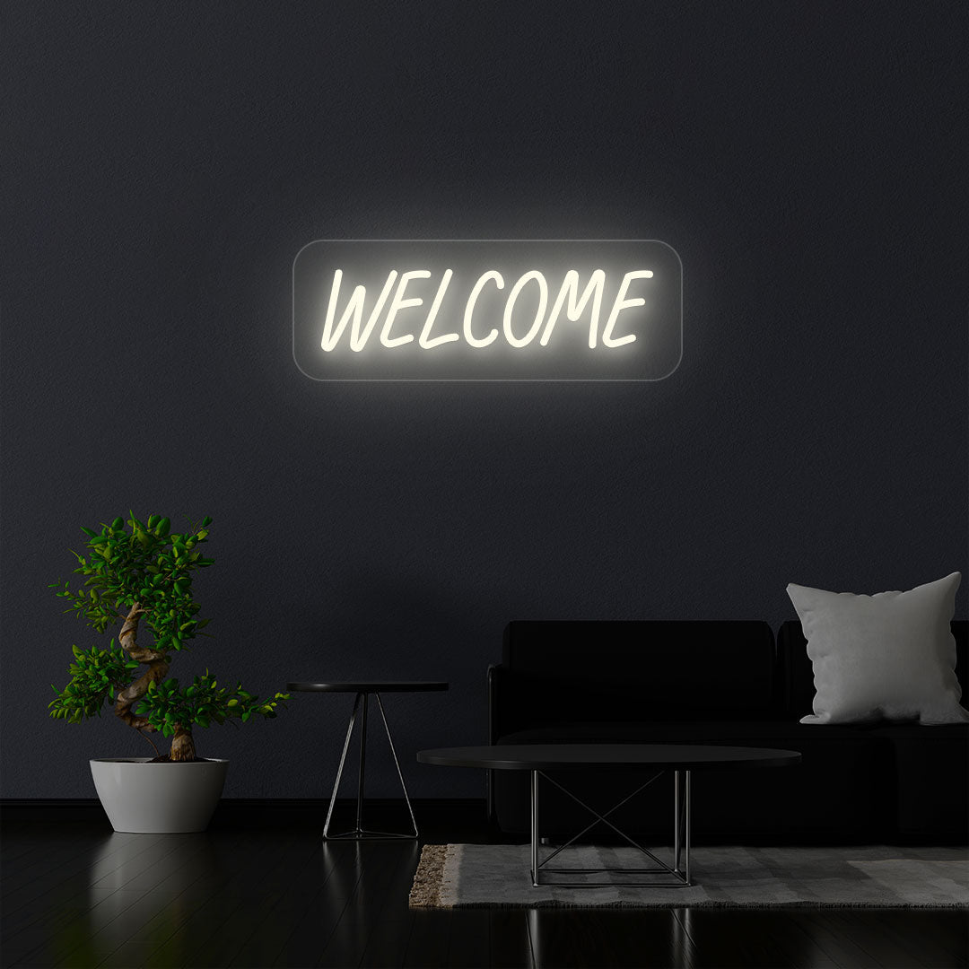 Welcome Neon Sign