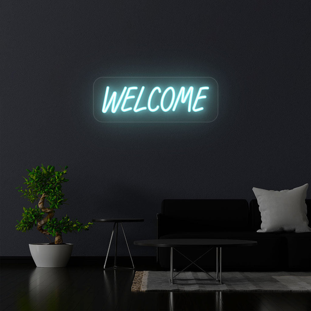 Welcome Neon Sign