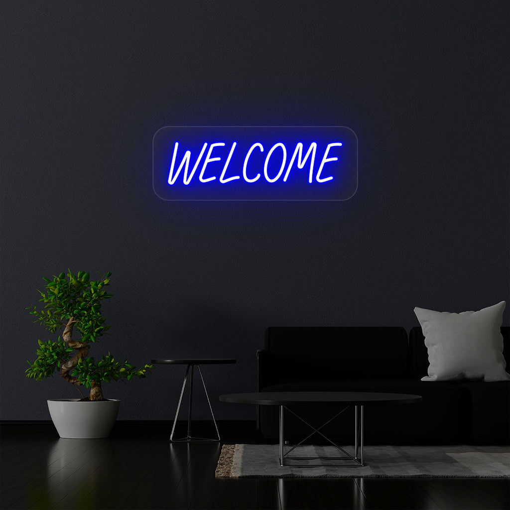 Welcome Neon Sign