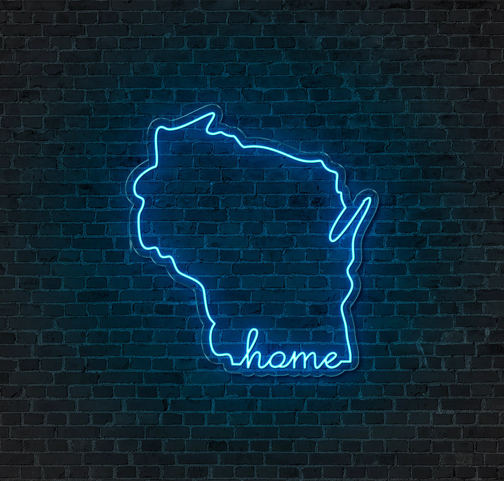Wisconsin LED Neon Sign