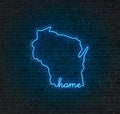 Wisconsin LED Neon Sign