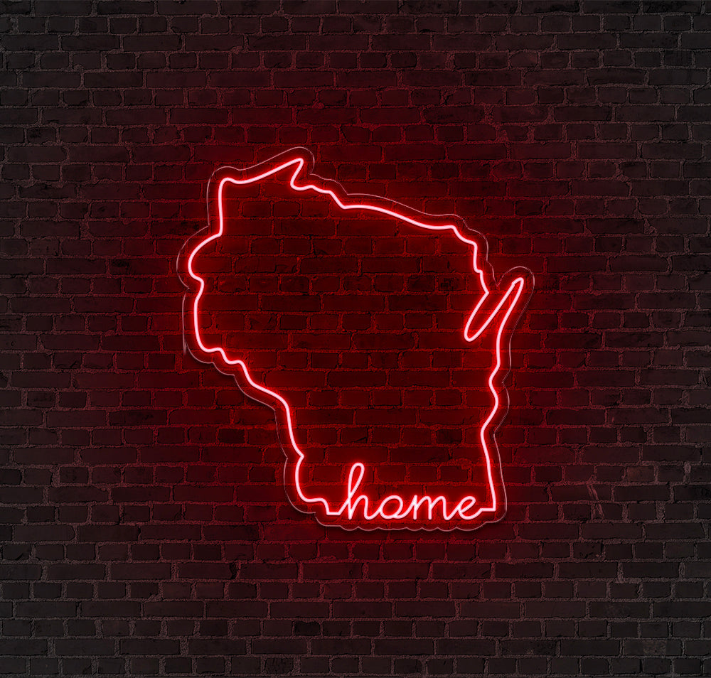 Wisconsin LED Neon Sign