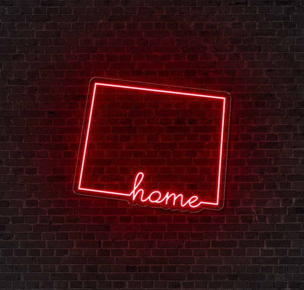 Wyoming LED Neon Sign