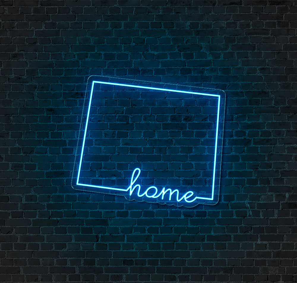 Wyoming LED Neon Sign